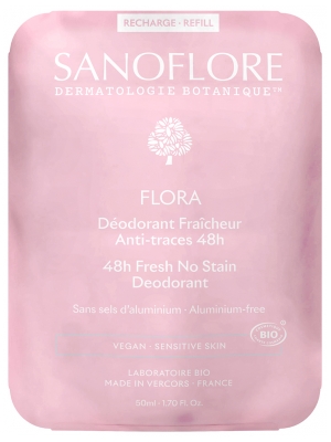 Sanoflore Déodorant Fraîcheur 48H Flora Recharge Bio 50 ml