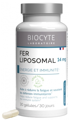 Biocyte Longevity Fer Liposomal 30 Gélules