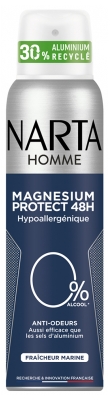 Narta Homem Magnésio Protect 48H Desodorizante Hipoalergénico Spray 150 ml