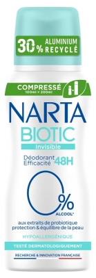 Narta Biotic Déodorant Invisible 48H Spray 100 ml