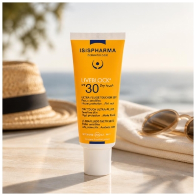 Isispharma Uveblock Ultra-Fluid Suchý Dotek SPF30 40 ml