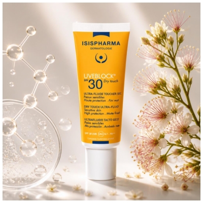 Isispharma Uveblock Ultra-Fluid Suchý Dotek SPF30 40 ml