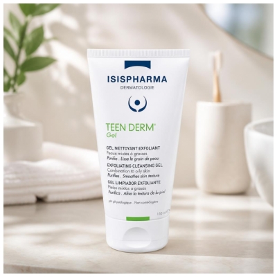 Isispharma Teen Derm Attīrošais Skrubējošais Gels 150 ml