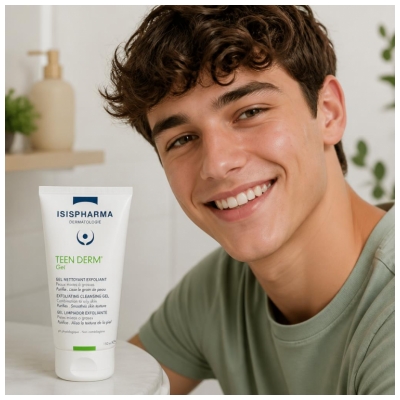 Isispharma Teen Derm Attīrošais Skrubējošais Gels 150 ml