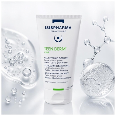 Isispharma Teen Derm Attīrošais Skrubējošais Gels 150 ml