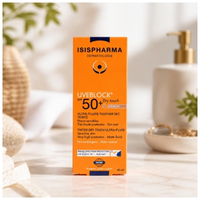 Uveblock Ultra-Fluid Dry Touch Tinted SPF50+ 40 ml