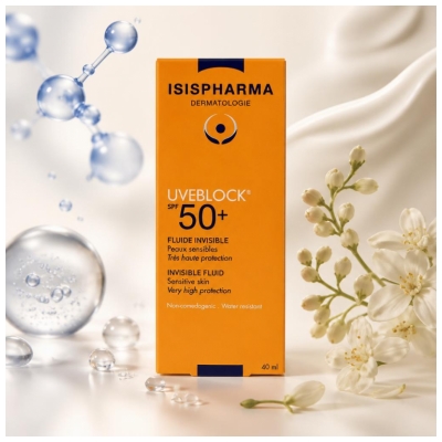 Isispharma Uveblock Invisible Fluid SPF50+ 40 ml