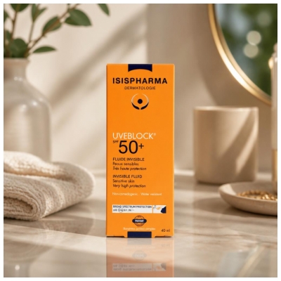 Isispharma Uveblock Usynlig Fluid SPF50+ 40 ml