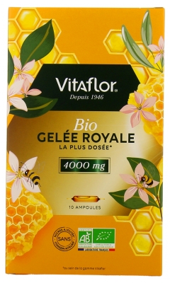 Vitaflor Bičių pienelis 4000 mg Bio 10 ampulių