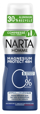 Narta Vyrams Magnio Apsauga 48H Dezodorantas Hipoalerginis 100 ml
