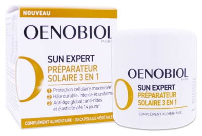 Oenobiol Sun Expert Préparateur Solaire 3en1 30 Capsules