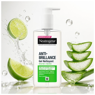 Neutrogena Anti-Spīdums Zaļais Citrons Attīrošais Gēls 200 ml