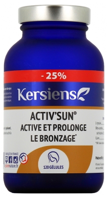 Pharma Nature Activ'Sun Activa y Prolonga el Bronceado 120 Cápsulas