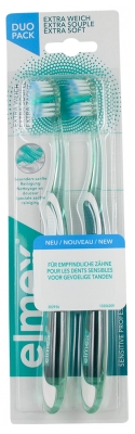 Elmex Sensitive Duo-Pack Extra Souple - Couleur : Blanc / Vert