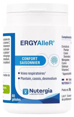 Nutergia ERGYAlleR' Confort Saisonnier 60 Gélules