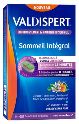 Valdispert Sueño Integral 30 Comprimidos Dobles