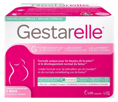 Laboratoires IPRAD Gestarelle G+ Grossesse 90 Capsules