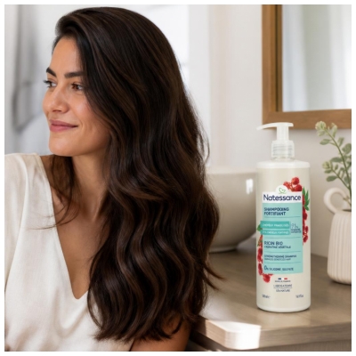 Natessance Reparierendes Stärkendes Shampoo Rizinus 500 ml