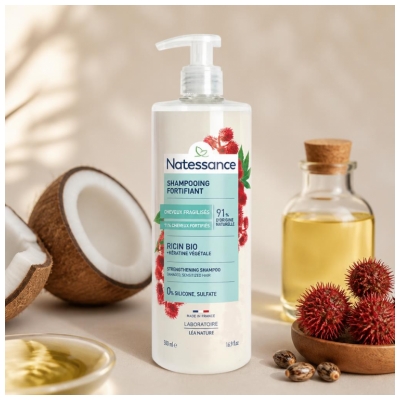 Natessance Shampoing Fortifiant Ricin 500 ml