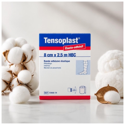 Essity Tensoplast Elastische Kleefband 8 cm x 2,5 m HBC Stoel