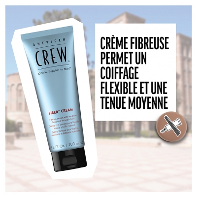 American Crew Fiber Crème de Coiffage Fixation Moyenne 100 ml