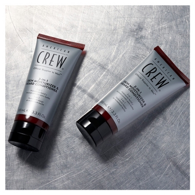 American Crew 2-i-1 Ansigtsfugtighedscreme og Skægbalsam 100 ml