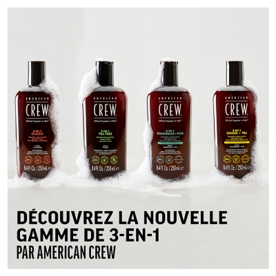 American Crew 3en1 Tea Tree Rafraîchissant 250 ml