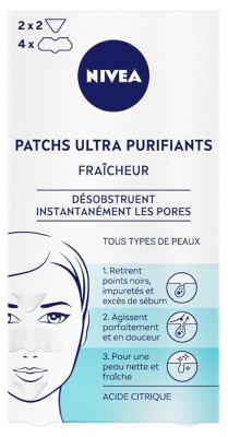 Nivea Ultra Čistící náplasti Svěžest Všechny Typy Pleti 8 Náplastí