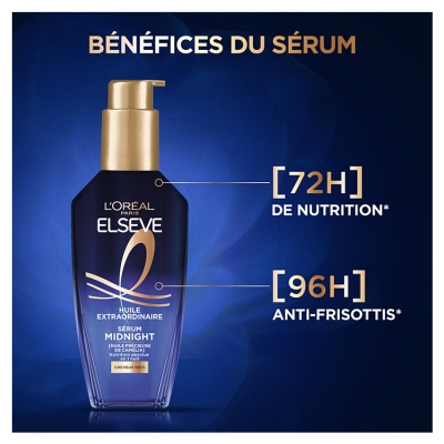 L'Oréal Paris Elseve Huile Extraordinaire Midnight Sérum 100 ml