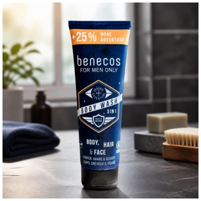 Benecos Gel de Ducha 3en1 Ecológico Sólo Para Hombres 250 ml