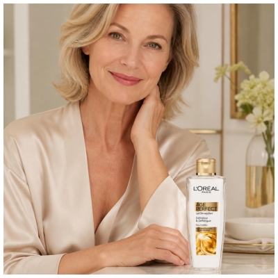L'Oréal Paris Age Perfect Raminamasis Makiažo Valiklis Brandžiai Odai 200 ml