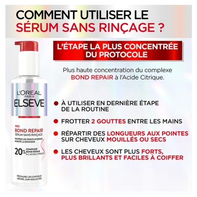 L'Oréal Paris Elseve Pro Bond Repair Sérum Sans Rinçage 150 ml