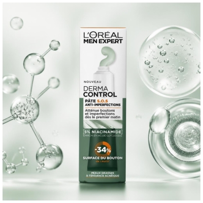 L'Oréal Paris Men Expert Derma Control S.O.S Anti-Imperfection Paste 45 ml