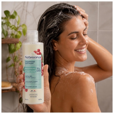 Natessance Posilující šampon s ricinem 250 ml