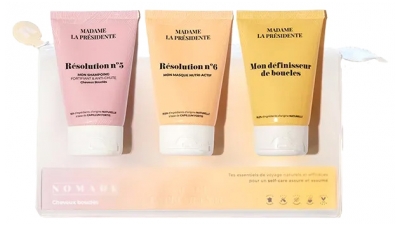 Trousse Nómada Cabelos Cacheados Madame la Présidente