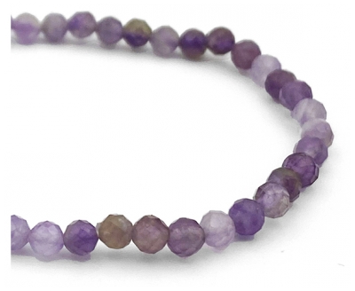Natura Square Amethyst Facetten Armband