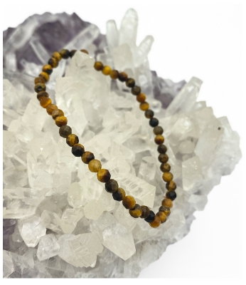 Natura Square Bracelet Facettes Oeil de Tigre