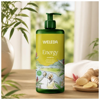 Weleda Energy Gel Douche Gingembre Énergisant 750 ml