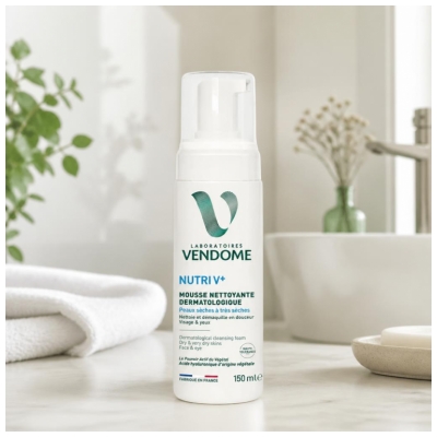 Laboratoires Vendôme Nutri V+ Mousse Nettoyante Dermatologique 150 ml