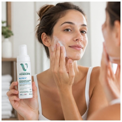 Laboratoires Vendôme Nutri V+ Mousse Nettoyante Dermatologique 150 ml