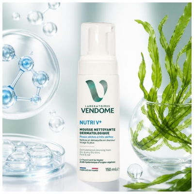 Laboratoires Vendôme Nutri V+ Mousse Nettoyante Dermatologique 150 ml