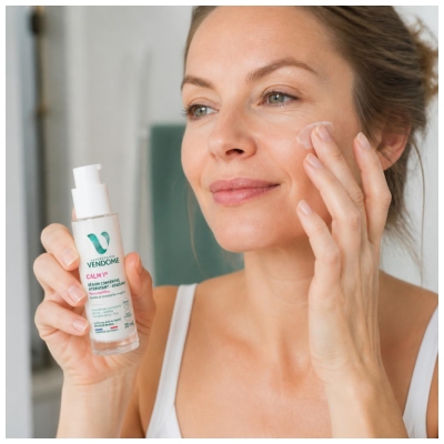 Laboratoires Vendôme Calm V+ Raminantis Drėkinamasis Koncentruotas Serumas 30 ml