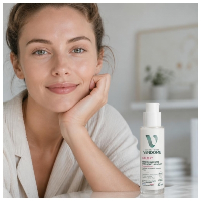 Laboratoires Vendôme Calm V+ Raminantis Drėkinamasis Koncentruotas Serumas 30 ml