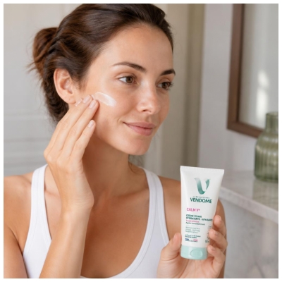 Laboratoires Vendôme Calm V+ Drėkinamasis Raminamasis Veido Kremas 50 ml