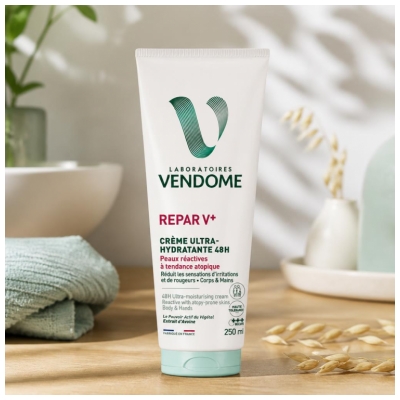 Laboratoires Vendôme Repar V+ Crème Ultra-Hydratante 48h 250 ml
