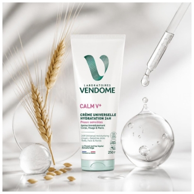 Laboratoarele Vendôme Calm V+ Cremă Universală Hidratare 24h 250 ml