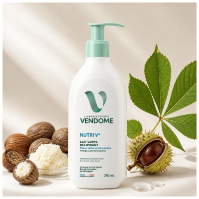 Laboratoires Vendôme Nutri V+ Återfettande Kroppsmjölk 250 ml