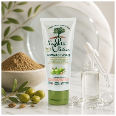 Esfoliante Facial em Pó de Caroço de Azeitona Le Petit Olivier 75 ml