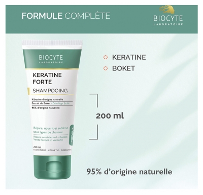 Biocyte Keratine Forte Shampoing 200 ml