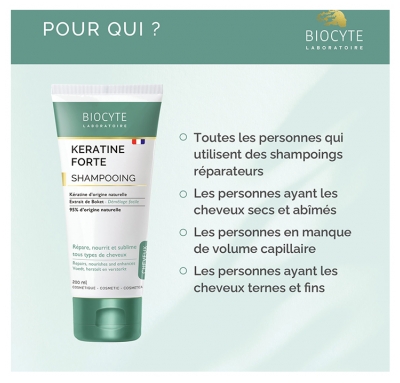 Biocyte Keratine Forte Shampoing 200 ml